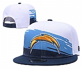 Chargers Team Logo White Adjustable Hat GS